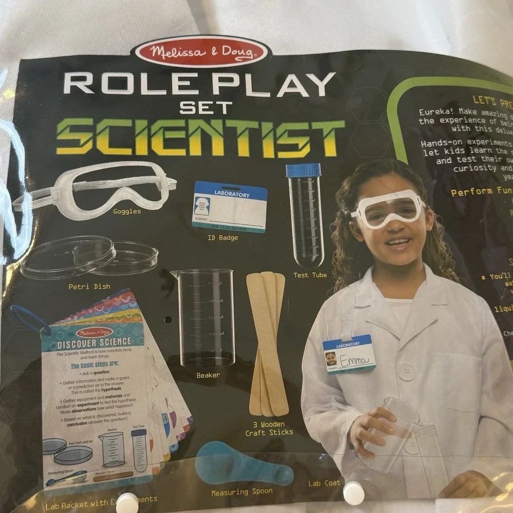 Melissa & Doug Role Play Set - Scientist Costume Dress Up